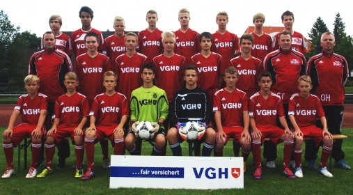 MTV Treubund Lüneburg C-Junioren Regionalliga-Kader 2012/13. Foto: mip